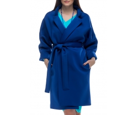 Пальто синього кольору