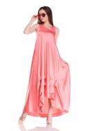 Dress with peach color protectors - Фото