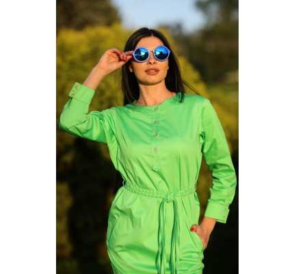 Dress-shirt of light green color