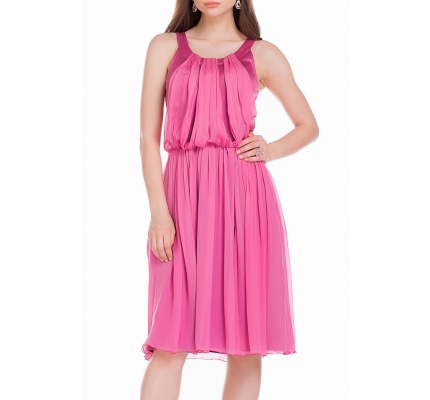 Fuchsia color dress