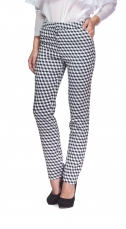 Trousers hologram black and white - Фото
