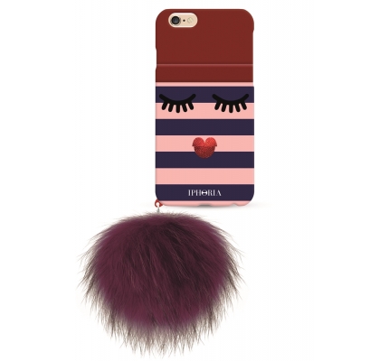 Case Monster with red Pom Pom for Apple iPhone 7