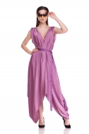 Dress with sagging blueberry color - Фото