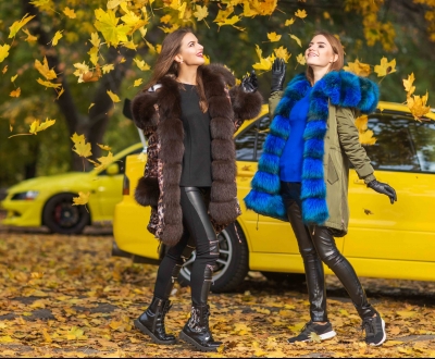 Fur fleece, coat and sport car! Or, what do women dream about this winter?