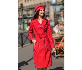Ecoskin red lacquer coat