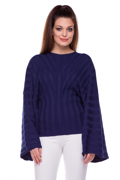 Sweater blue color - Фото
