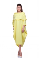 Dress yellow color - Фото